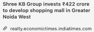 Shree KB Group to invest Rs 425 crore in commercial project in Greater Noida